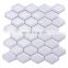 turkish wall and floor diamond mosaic white hexagon tile