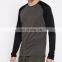 Customized Simple High Quality Collar Solid Long Sleeve t Shirt Men