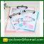 Transparent A4/A5/A6 2mm PP plastic writing clipboard