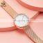 SHENGKE  Big Dial Creative Women Watch K0138L Popular Attractive  Fashion Ladies Leisure Watch With Bracelet Reloj Para Mujer