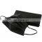 3 ply black disposable protectores faciales face mask safety face mask with elastic ear loops for dust