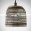 Hot Sale Natural and Black Mix Seagrass Woven Lampshade Ceiling lights Straw Cheap Wholesale Vietnam Manufacturer