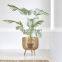 New arrival Natural Rattan Plant Stand With Wooden Leg Plant Holder high quality Wicker Flower Pot Holder Basket Wholesale