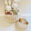 Rattan basket, wicker wall decoration, wall basket boho style