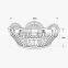 Hot Sale Hand-made lotus-shaped rattan fruit basket, Handcrafted Fruit Bread Nuts Candies Storage Box Basket