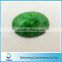 flashing green oval pattern resin rhinestone for clothes