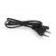 2 flat pin plug VDE power plug cord Euro standard plug ac power cord 2 prong