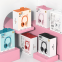Hot Selling Children Foldable Headset Headphone Kids Girls Over Ear Earphone Stereo Sound Led Light Cat Ear Headphone