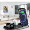 Factory Direct Sale 3 in 1 Adjustable Wireless Charger Multi-function Magnetic Charging Stand for iPhone