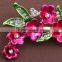 New design zinc alloy peach blossom brooch