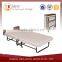 Metal Folding Bed Frame with Wheels/Hotel Single Bed