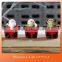 Good painted christmas ceramic santa house