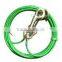 7x7 1.59mm-2.38mm PVC coated steel wire rope