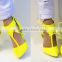 Designer High Heel Pointed Toe Pumps Patent Leather Sling Back Large Size Dress Shoes Women Stiletto Heels