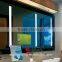 Frameless Type Rectangle Shape Wall Mounted Hotel Bathroom Led Backlit Mirror