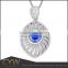 CYW jewelry accessories 2015 olive Gemstone 925 silver big pendant with AAA cz pendant designs for women
