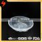 Fancy Peach-shaped Clear Plastic 540ml Sealable Packaging Bowl