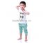 2016 baby boy clothes cotton clothing sets for summer