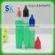 10ml 15ml 30ml pe plastic e - liquid unicorn bottle/ e liquid pen shape bottle with clear childproof cap