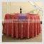 Hot-sale 100% Polyester Restaurant Rosette Table Cloth