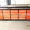 Swing open drawers Heavy duty loaded slideway with 12 drawers and 2 doors tool cabinet