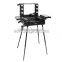 2016 GLADKING professional aluminum trolley makeup station with led lights mirror and stand leg FB9662B