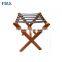 duralble foldable solid wood hotel luggage rack