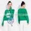 Wholesale high quality womens pullover sweatshirt without hood