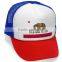 Animal Logo Trucker Hat Plain Mesh Baseball Cap Wholesale