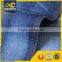 Indigo cotton polyester denim fabric with jacquard pattern