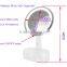 Single sided Touch Sensor LED Lighted desktop cosmetic mirror with organizer