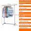 Single pole stainless steel no rust vertical clothes hanger rack