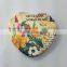 Foldable cosmetic leather mirror, PU leather makeup mirrors