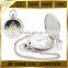 Classic Silver Retro Style Steampunk Men's Womens Quartz Fob Chain Pocket Watch