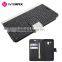 China suppliers genuine diamond leather custom design cell phone case for Alcatel fierce XL