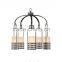 2015 America antique brass metal and fabric chandelier lighting