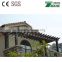 Wood plastic Materials Factory Outlets Outdoor Cheap Pergola used in balcony