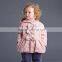 DB2957 dave bella 2015 winter infant coat baby padded jacket girls padded outwear girls down coat down jacket