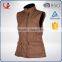 Factory designs polyester nylon windproof winter warm women high visibility vest