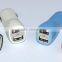 Safety fast Colorful Dual USB Charging Ports Car Charger for iPad and Smart Phone