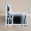UPVC Plastic profiles construction company profiles frame casement window quality 6 chambers plastic profiles