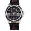 SKONE 9117 Famous Brand Men Genuine Leather Waterproof Luxury Watches Men