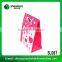 Sealing Accept Custom Pink and White Paper Bags for Gifts