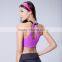 2015 SEXY woman yoga gym wear removeable padding bra top yoga gym bra