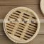 Round Chinese Bamboo High Quality Built-in Steamer