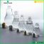 High quality eco friendly 300ML bulb shape glass juice bottles for sale