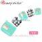 Full Cover Pedicure Toe Nail Art 24pcs Decorated Metallic Artificial Toe Nails