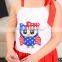 High Quality Sleeveless Children Dress Red And Blue Fashion Kids Clothing Patterns Baby Girl Dress Whole                        
                                                Quality Choice