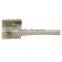 Square shaped zamak door handle,door handle set,chrome door handle