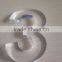 Clear Laser Engraving Acrylic Led Number Sign